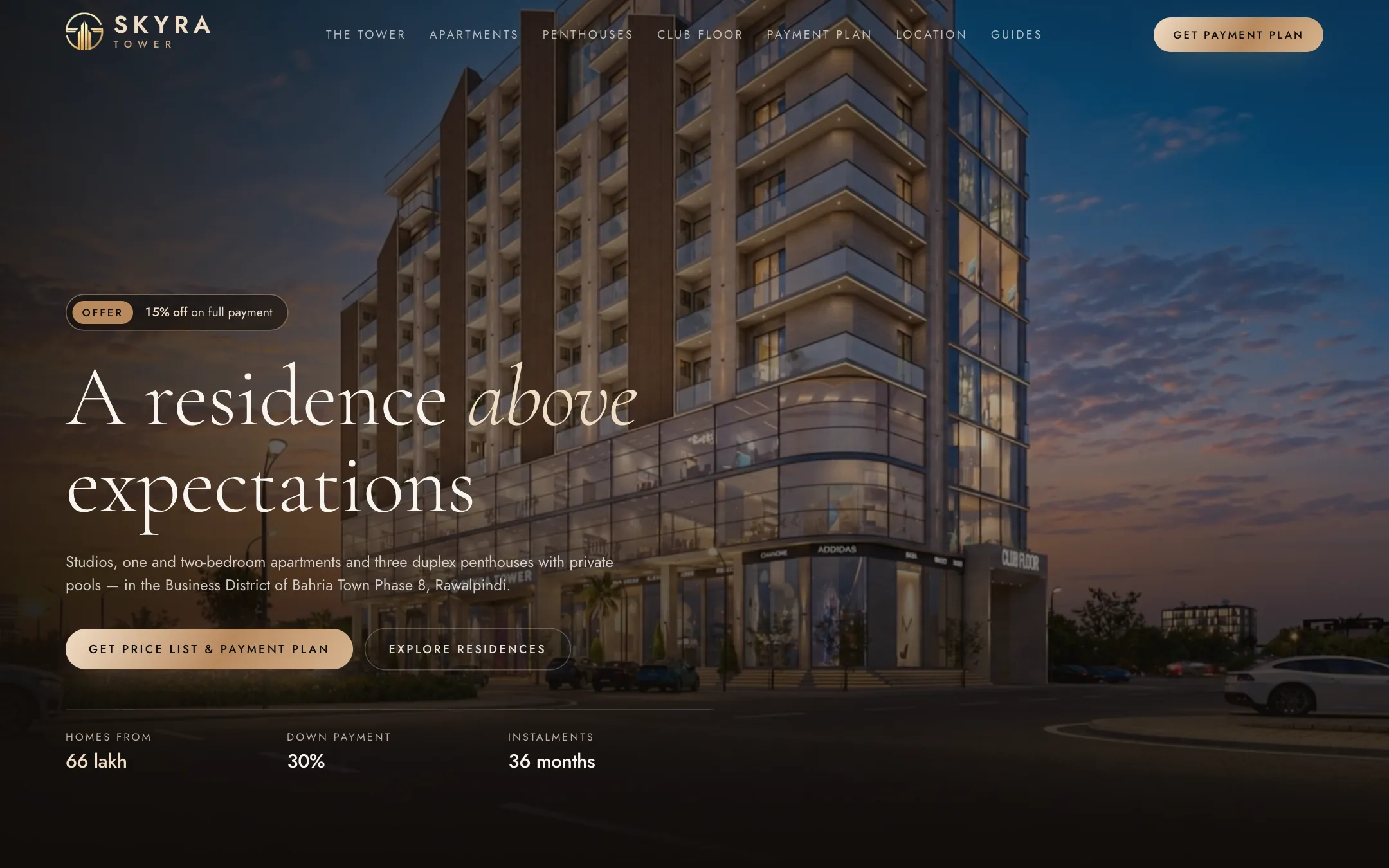 Skyra Tower website